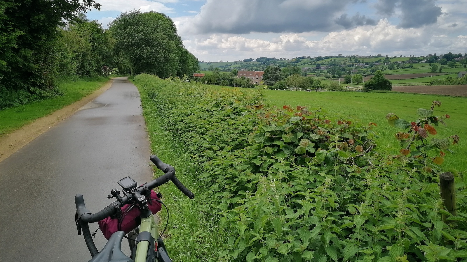 herver land mit dem rad